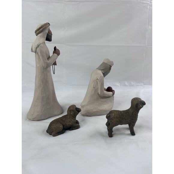 Willow Tree Nativity Figures Three 3 Wisemen Demdaco Lordi Sheep Christmas - Picture 4 of 7